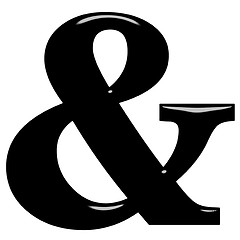Image showing 3D Ampersand