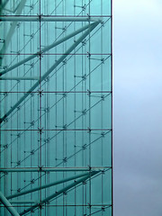 Image showing Glass wall