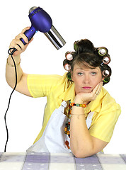 Image showing Drying Hair Housewife