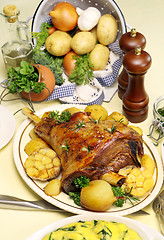 Image showing Baked Leg Of Lamb