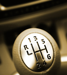 Image showing Gear lever