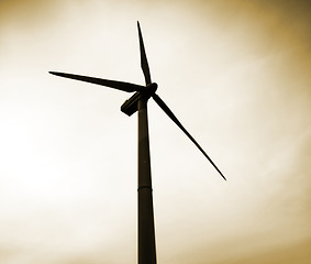 Image showing Wind turbines 