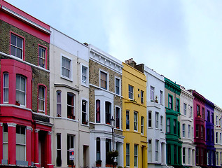 Image showing Colorized buildings