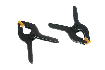 Image showing Plastic clamps