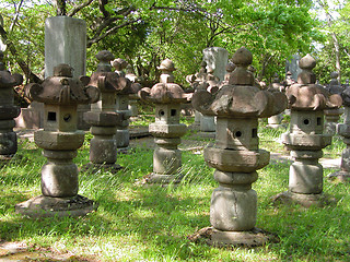 Image showing Japanese Graveyard