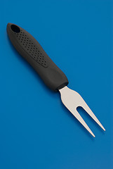 Image showing Small barbecue carving fork