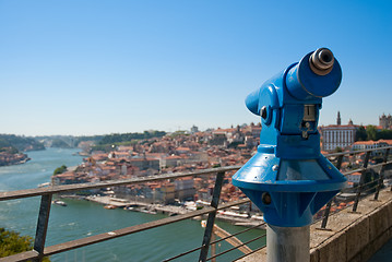 Image showing Wide view of the city of Porto