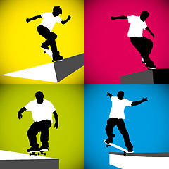 Image showing Skater Curb