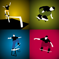 Image showing Skaters