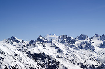 Image showing Caucasus Mountains. Elbrus.