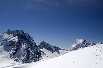 Image showing Caucasus Mountains. Dombay