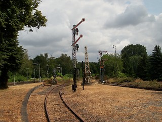 Image showing The old disused railway