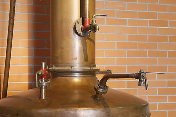 Image showing Copper still