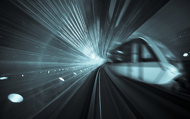 Image showing train motion blur