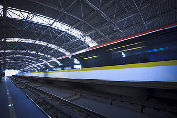 Image showing train motion blur