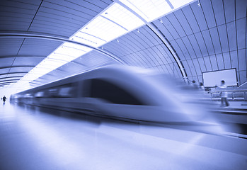 Image showing train motion blur