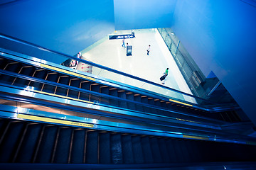 Image showing escalator  