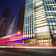 Image showing light trails