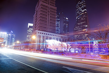 Image showing light trails