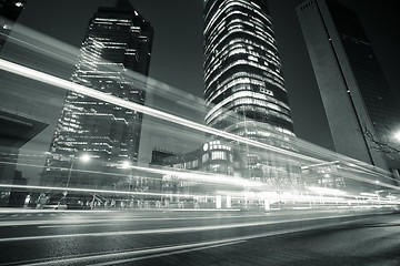 Image showing light trails