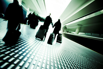 Image showing escalator  