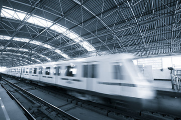 Image showing train motion blur