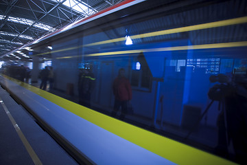 Image showing train motion blur