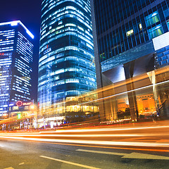 Image showing light trails