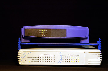 Image showing Hub & Router