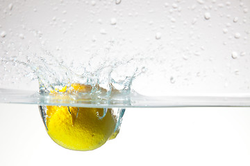 Image showing lemon and water