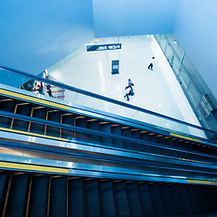 Image showing escalator  