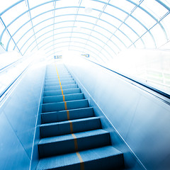 Image showing escalator  