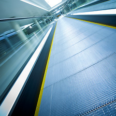 Image showing escalator  