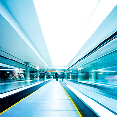 Image showing escalator  