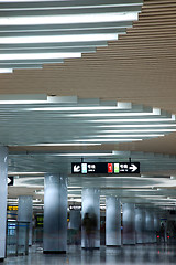 Image showing interior of the airport