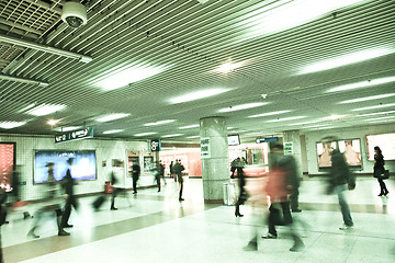 Image showing subway station