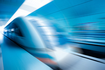 Image showing train motion blur