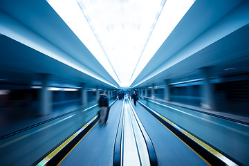 Image showing escalator  