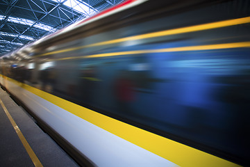 Image showing train motion blur