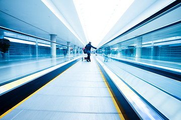 Image showing escalator  