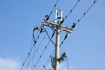 Image showing Electrical tower