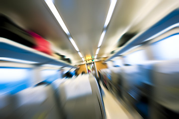 Image showing interior of train