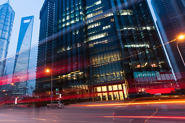 Image showing light trails