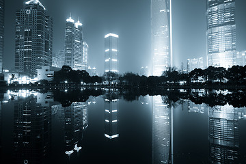 Image showing night view of shanghai