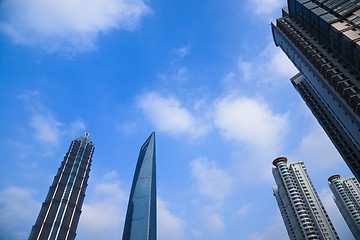 Image showing skyscraper of shanghai