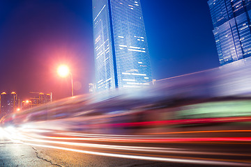 Image showing light trails