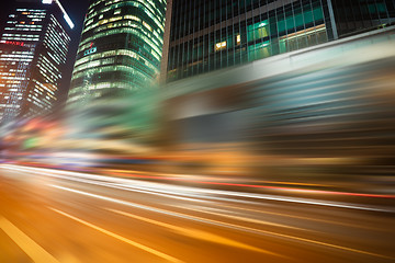 Image showing light trails