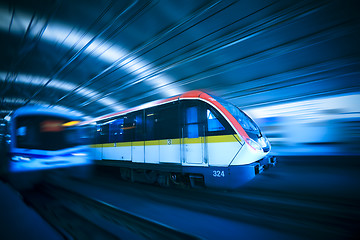 Image showing train motion blur