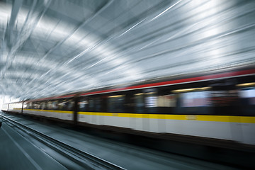 Image showing train motion blur