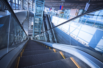 Image showing escalator  